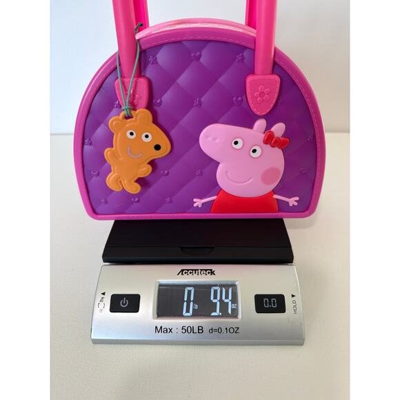 Peppa Pig’s Hand Bag Purse Teddy Charm Dress up Pretend Play Kids Toy Years 3+ - Picture 6 of 6